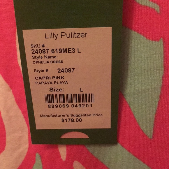NWT Lilly Pulitzer Ophelia Dress, L - Picture 4 of 5